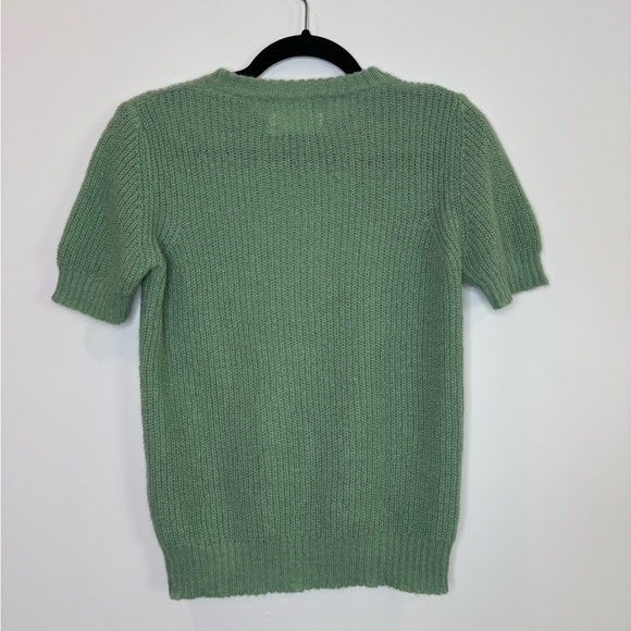 Elegant Mint Crew Neck Sweater - Picture 6 of 6